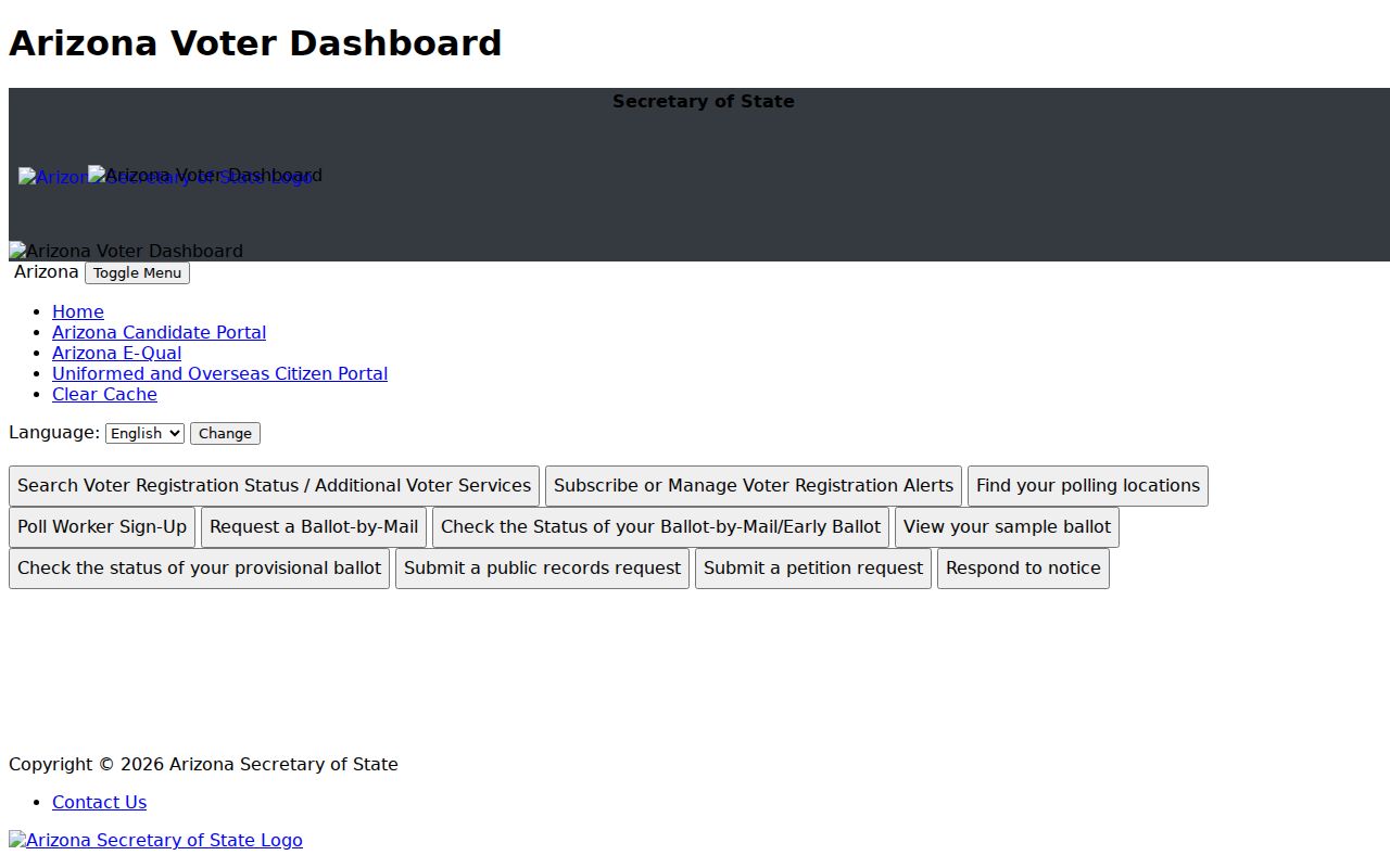 Flagstaff residents directory Arizona voter self lookup